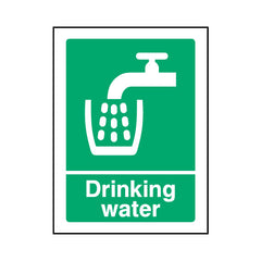 Drinking Water - Portrait Sign v2 HS019 HS PT1