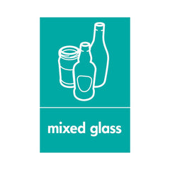 Mixed Glass (Icon Top) - Portrait Sign GR038 GR PT1