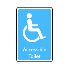 Accessible Toilet (disabled) - Portrait Sign IS010 IS PT1
