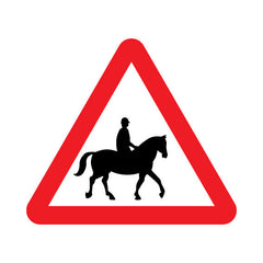 Accompanied Horses Or Ponies - Landscape Sign UKT041 UKT LN1