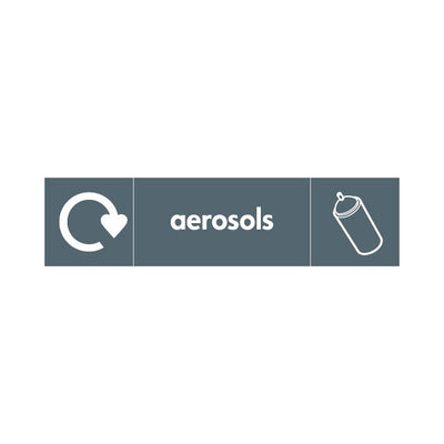 Aerosols Recycling & Icon - Landscape Sign MR022 MR LN3