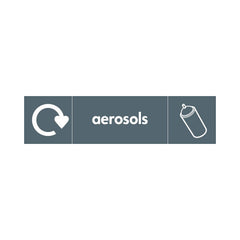 Aerosols Recycling & Icon - Landscape Sign MR022 MR LN3