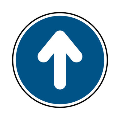 Arrow Pointing Up Circle - Circle Sign FG028 FG CR1