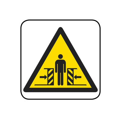 Warning Crushing Sign