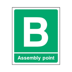 Assembly Point - B - Portrait Sign EE091 EE PT1