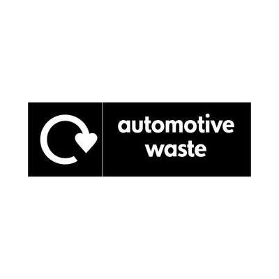 Automotive Waste - Recycling - Landscape Sign - LN3 AUR004 AUR