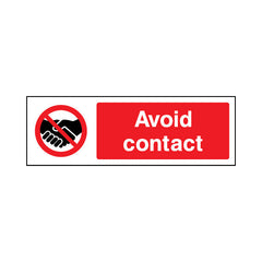 Avoid Contact - Landscape Sign GP050 GP LN3
