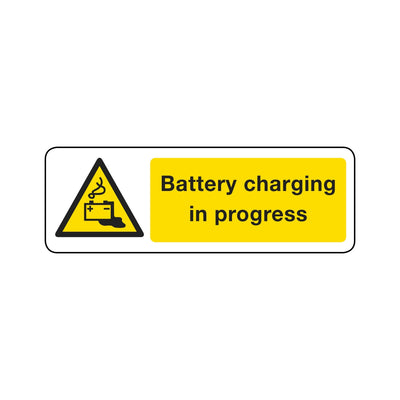 Battery Charging In Progress Sign