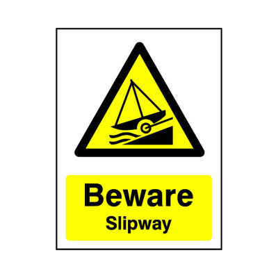 Beware - Slipway - Portrait Sign WS030 WS PT1
