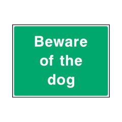 Beware Of The Dog v2 - Landscape Sign - LN1 CA085 CA