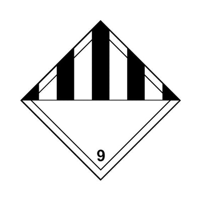 Black & White Stripes 9 Symbol - Sign DS038 DS DM1