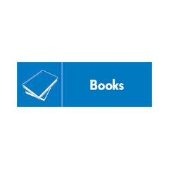 Books (v1) & Icon - Landscape Sign PAP008 PAP LN3