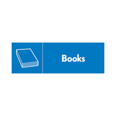Books (v2) & Icon - Landscape Sign PAP009 PAP LN3