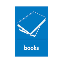 Books (v2) & Icon - Portrait Sign PAP032 PAP PT1