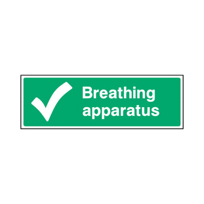 Breathing Apparatus - Landscape Sign  FAD026 FAD LN3