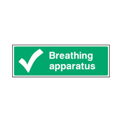 Breathing Apparatus - Landscape Sign  FAD026 FAD LN3