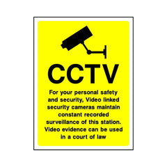 CCTV - For Your Personal Safety And Security - Portrait Sign S010 SE PT1