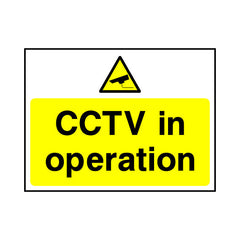 CCTV In Operation - Landscape Sign S049 SE LN1