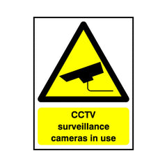 CCTV Surveillance Cameras In Use - Portrait Sign S041 SE PT1