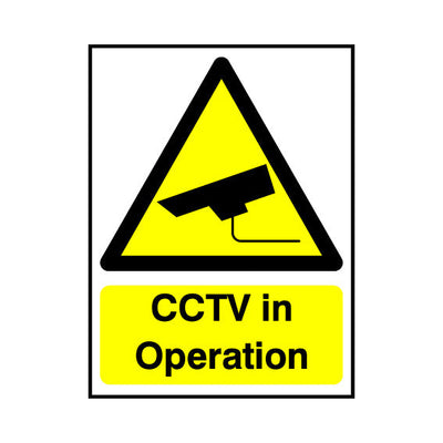 CCTV in Operation - Portrait Sign S033 SE PT1