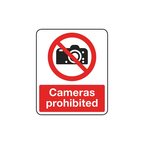 Printer Using Prohibited Cameras Prohibited Sign - One Printer