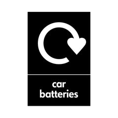 Car Batteries - Recycling v2 - Portrait Sign - PT1 AUR012 AUR