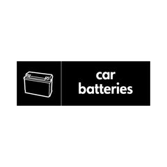Car Batteries With Icon - Landscape Sign - LN3 AUR008 AUR