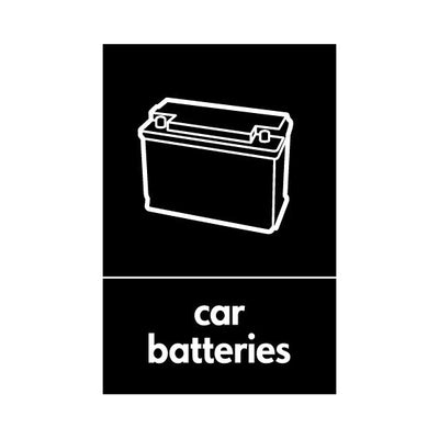Car Batteries With Icon v2 - Portrait Sign - PT1 AUR015 AUR