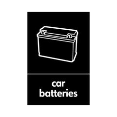 Car Batteries With Icon v2 - Portrait Sign - PT1 AUR015 AUR
