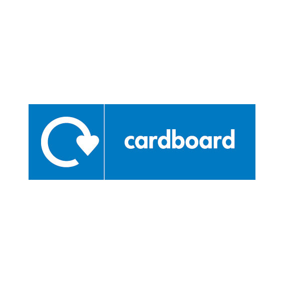 Cardboard - Paper Recycling Sign | UK Safety Sign - One Printer