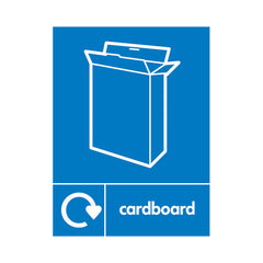 Cardboard Recycling & Icon - Portrait Sign PAP041 PAP PT1