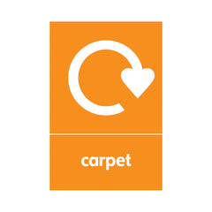 Carpet Recycling - Portrait Sign OR041 OR PT1