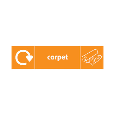 Carpet Recycling & Icon - Landscape Sign OR021 OR LN3