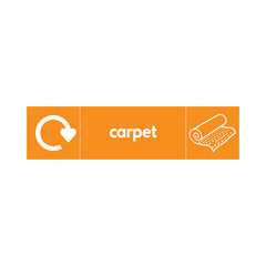 Carpet Recycling & Icon - Landscape Sign OR021 OR LN3