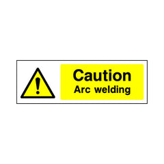 Caution - Arc Welding - Landscape Sign GW014 GW LN3