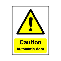Caution - Automatic Door - Portrait Sign GW057 GW PT1