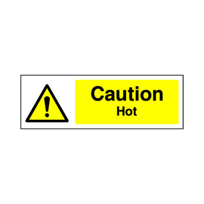 Caution - Hot - Landscape Sign GW009 GW LN3