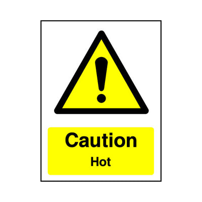 Caution - Hot - Portrait Sign GW056 GW PT1