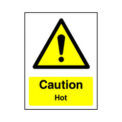 Caution - Hot - Portrait Sign GW056 GW PT1
