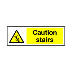 Caution - Stairs - Landscape Sign GW037 GW LN3