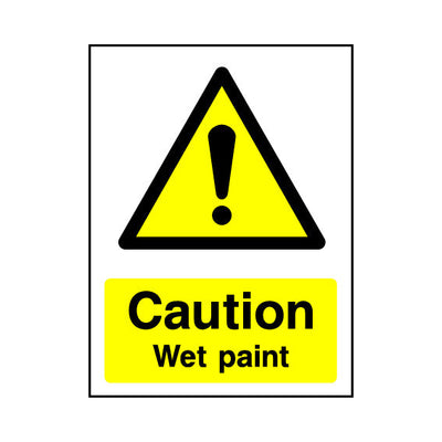 Caution - Wet Paint - Portrait Sign GW089 GW PT1