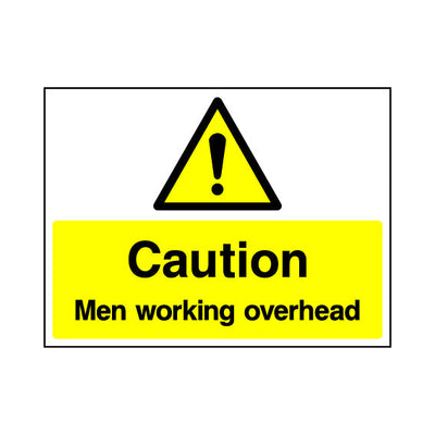 Caution Men Working Overhead - Landscape Sign - LN1 CN093 CN