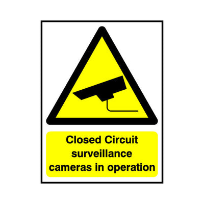 Closed Circuit Surveillance Cameras In Operation - Portrait Sign S042 SE PT1