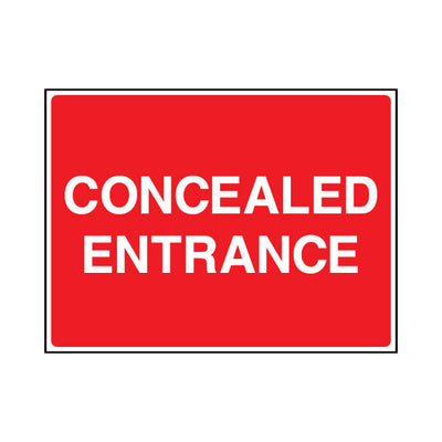 Concealed Entrance - Landscape Sign ST021 ST LN1