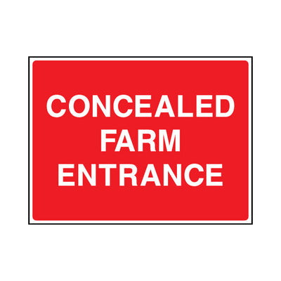 Concealed Farm Entrance - Landscape Sign - LN1 CA103 CA