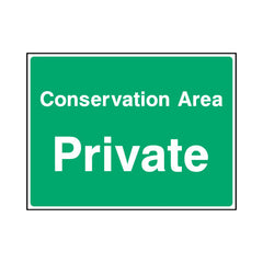 Conservation Area - Private - Landscape Sign - LN1 CA093 CA