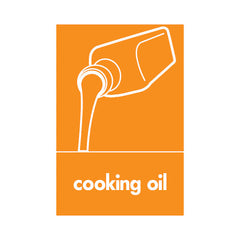 Cooking Oil & Icon - Portrait Sign v2 OR053 OR PT1