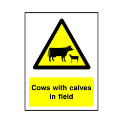 Cows With Calves In Field - Portrait Sign - PT1 CA019 CA