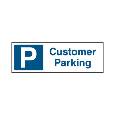 Customer Parking - Landscape Sign GS020 GS LN3