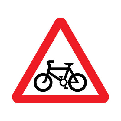 Cycle Route Ahead - Landscape Sign UKT032 UKT LN1